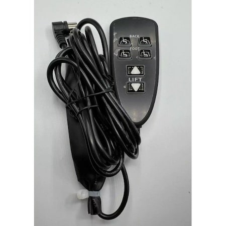 Raffel Systems Lift Chair Hand Control Recliner Remote 6 Button 5 Pin HC R2B 04