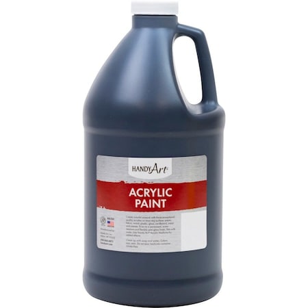Handy Art Acrylic Paint Half Gallon, Mars Black 102-100