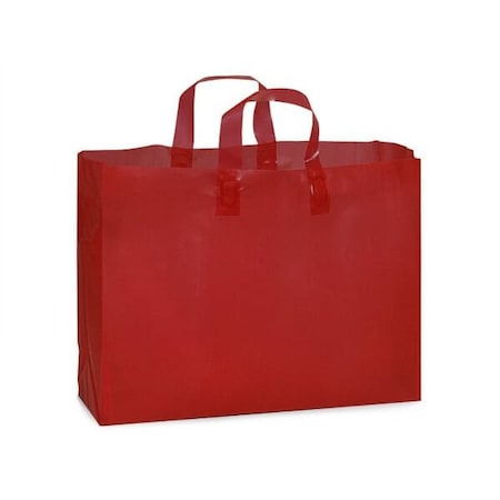 Nashville Wraps Red Plastic Gift Bags, Vogue 16x5x12, 3 mil, 100PK BVREP