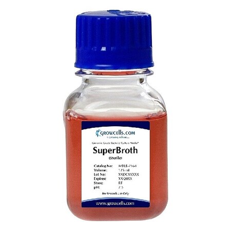 Growcells SuperBroth Media , 48 x 125ml MBLE-7164-48