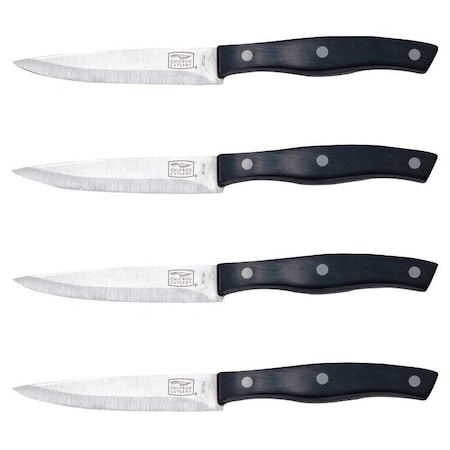 Chicago Cutlery Ellsworth Steak Knife Set, 4 -Piece, Stainless Steel 1137218