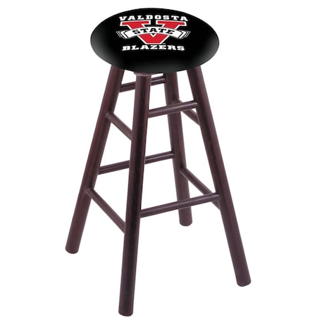 Holland Bar Stool Co Oak Bar Stool, Dark Cherry Finish, Valdosta State Seat RC30OSDC