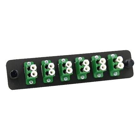 Fibertronics Fiber Optic Adapter Plate LGX-LCDX-6G