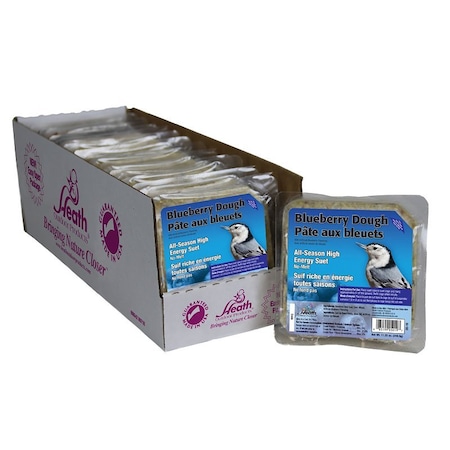 Heath Corn Wild Bird Food, 11.25 oz, All-Season, Suet, Cake, Blueberry Dough DD-19