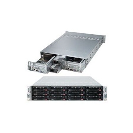 Supermicro SuperServer Two Node Dual LGA2011 1280W 2U RackmountServer SYS-6028TR-D72R
