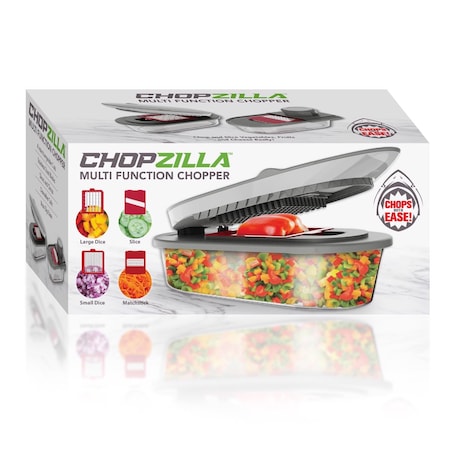 Chopzilla Gray Plastic/Stainless Steel Food Chopper 6272