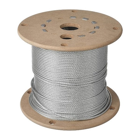 Lexco Cable Wire Rope 3/32 7x7 GAC 3327GAC