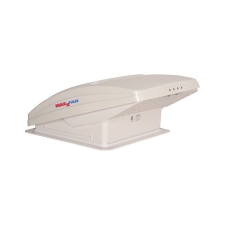 Maxxair Vent Remote Control Powered Opening, For 14" x 14" Vent, With Fan, White 00-07000K