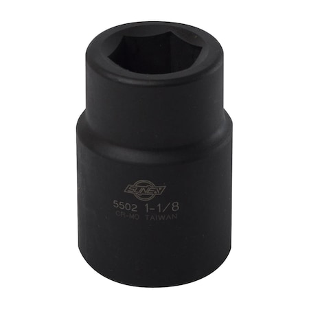 Sunex #5 Spline Drive 1-1/8 in Impact Socket 5502