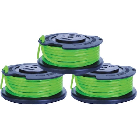 Greenworks 0.080'' Single Line AF Spool, 3PK 1811902