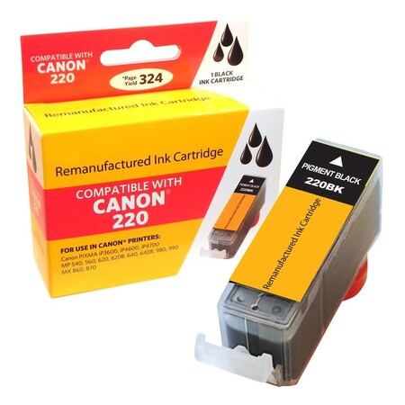 Ereplacements Pigment, Black, Kodak-220-Canon PGI-220-KD