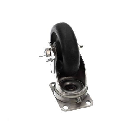 H&K International HandK International Caster, Swivel with Brake, Plate H-20-37