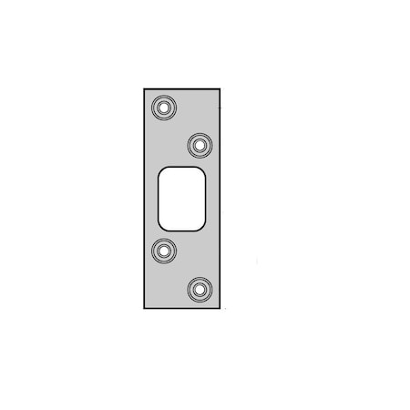 Kwikset Deadbolt Strike, Satin Nickel 83222-15