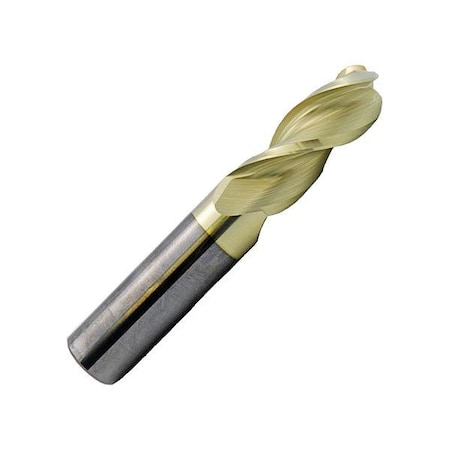 Zoro Select Ball End Mill, 0.5 in, Carbide 315292
