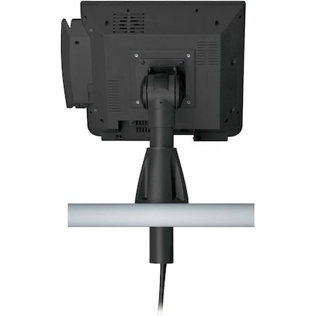 Hat POS Thru Counter Height Adjustable Assembly 7 to 36 Black with VESA Adapter. TAA 9189-36-104
