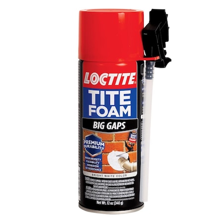 Loctite WHITE Polymer Foam Insulating Sealant 12 oz 2959588