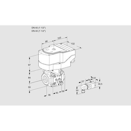 Honeywell Kromschroder IFC340/40R05-25MM-2/20-60W3T KS88302620