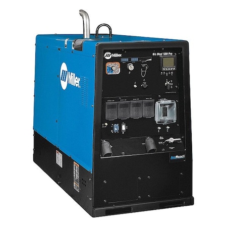 Miller Electric Engine-Driven Welder, Big Blue 500 Pro Series, Electric Start, 48.9 hp, Diesel, 27,000 W Peak 907736001