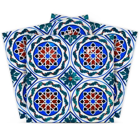 Homeroots 5" X 5" Augustine Removable Peel and Stick Tiles 400290