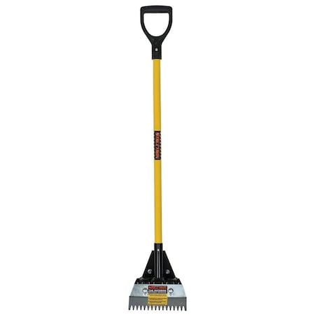 Structron S600 Power Series Shingle Remover Shovel, Carbon Steel Blade, 48 in L D Shaped Handle 49749