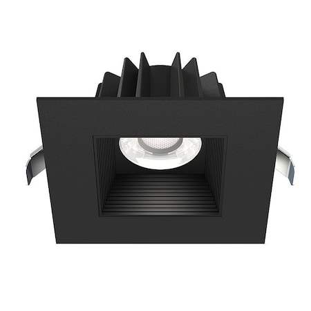 Westgate SNAP-IN 4in SQUARE RECESS LIGHT 15W 5CCT 1200LM C90 DIM SMOOTH/BAFFLE BK, 27K/30K/35K/40K/50K, Black SDL4S-SB-MCT5-BK