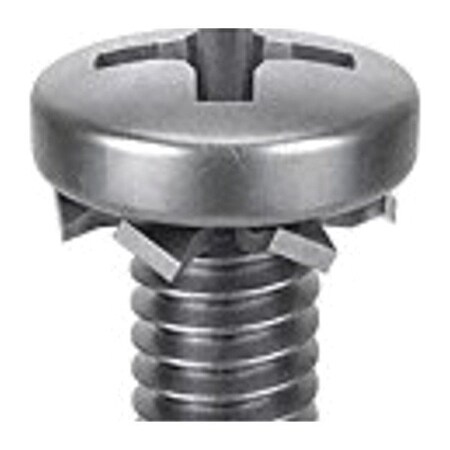 M5-0.80 x 20 mm Phillips Pan Machine Screw, Passivated 18-8 Stainless Steel, 10 PK