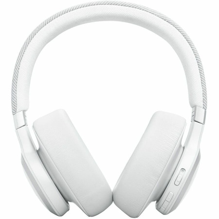 Jbl Live 770nc Bluetooth Over Ear Headphones, White JBLLIVE770NCWHTAM