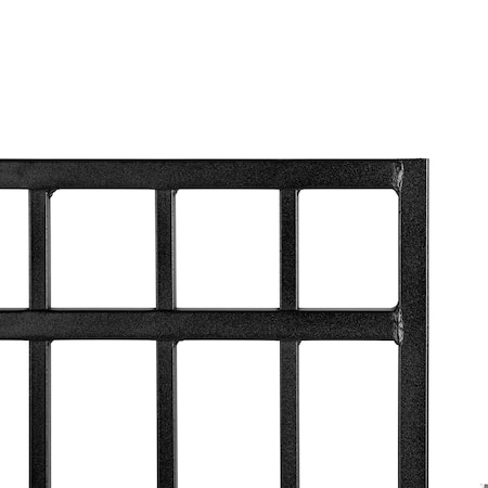 Nuvo Iron 33in Wx46in H Coral Gate, 36in W Opening, Self Close Hardware w/Double Side Handle and 2x2 Hinges ICG03346