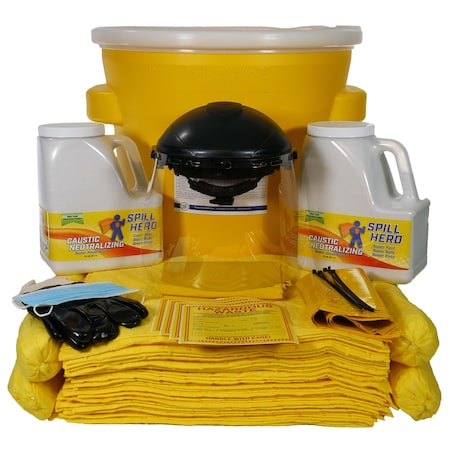 Xsorb Spill Kit, Caustic Neutralizer, 20 gal. XKD20B