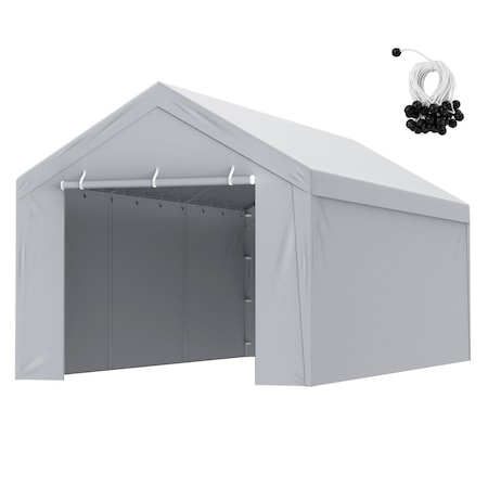 Vevor Carport Replacement Canopy Car Shelter Top+Side 10x20ft Frame Not Included SXYQCPBHDC10X20