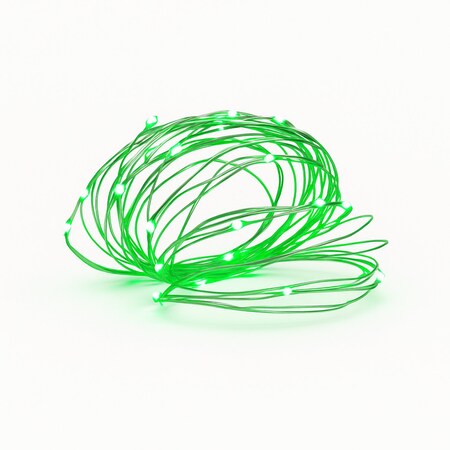 Elegani 100 LED Silver Copper Fairy String Lights-33ft Plug-In with 4 in. Spacing, Flexible Wire, Indoor/Outdoor PH-600108