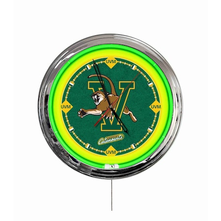 Holland Bar Stool University of Vermont 16 LED Wall Clock ClkL16