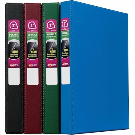 Avery Durable 3 Ring Binder, 1" Slant Rings, A 11258