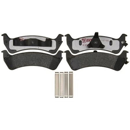 R/M Brakes RM Brakes EHT667H Ceramic Brake Pad Set With Hardware R53-EHT667H