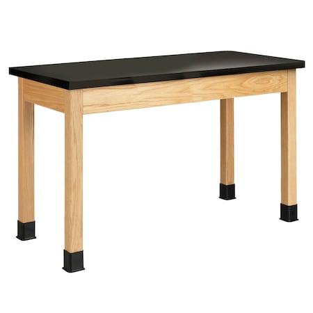 Diversified Spaces Science Lab Table, Wood, Wood Frame, Wood Surface, 48" W, Oak P7104K30N