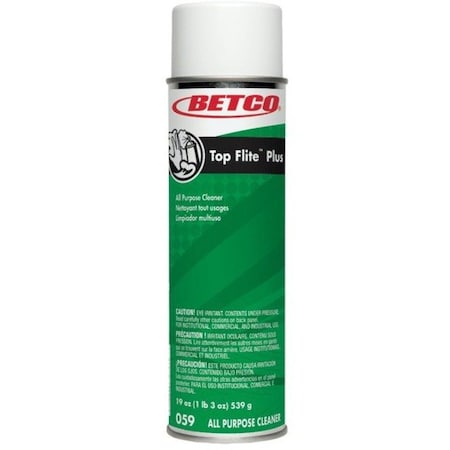 Betco Top Flite Plus All-Purpose Cleaner, 19 oz Aerosol Can, 12PK 0592300