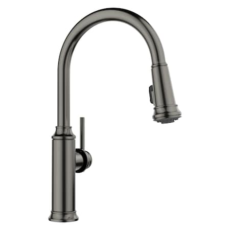 Blanco Empressa Pull-Down 1.5 GPM, Satin Dark Steel 443262