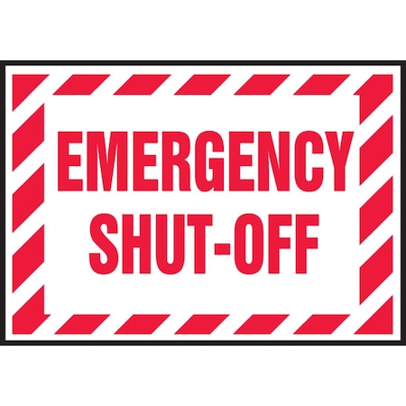 Accuform Caution Sign, 5 in, 3.5 in, Adhesive Dura-Poly LELC912XVE