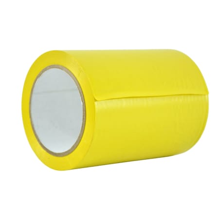 Wod Tape Floor Marking Tape, PVC, Yellow, 49 inch (1250mm) LOG W., 6 mil Thickness WOD VTC606-49000-LOG-60-YEL