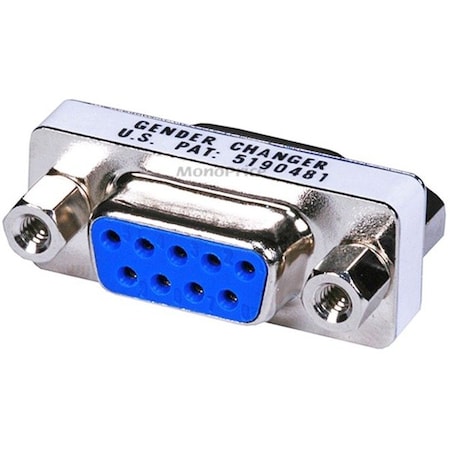 Monoprice Db9 F/F, Mini Gender Changer 1186