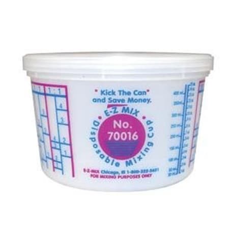 E-Z Mix 1 Pint Disposable Mixing Cups, 100PK EZX70016