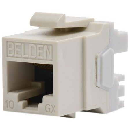 Belden 1-PORT MOD JACK 8W8P UTP, T568A/B CAT6A IP10 KEYCONNECT AX102286