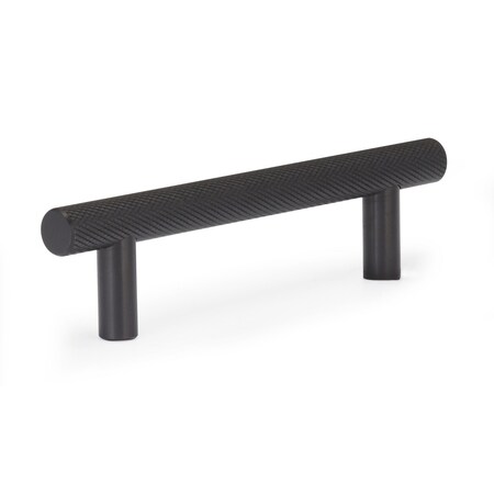 Kingston Brass Cabinet Knurled Pull for Bathroom, 96 mm, Matte Black RBP30609MB