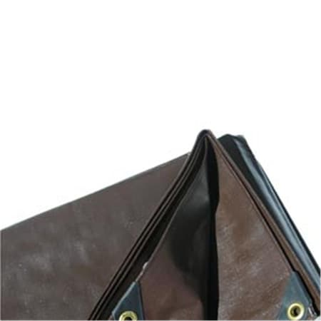 Harpster Of Philipsburg 30 x 30 ft. Super Heavy Duty 8 oz Tarp, Brown B335813