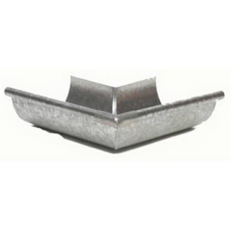 Swivel LOS265 5 in. Galvanized Outside Gutter Half Round Mitre SW697829