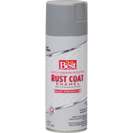 Do It Best 12 Oz. Gray Rust Coat Primer 203610D