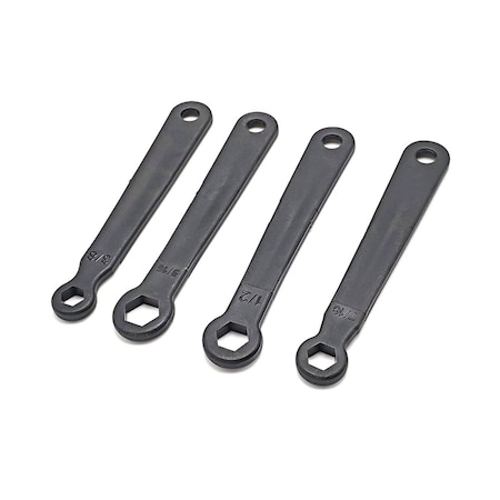 Bojo Tools 4-Piece Plastic Boxed End Metric Wrench Kit - Low Torque Duty ITH-BWK4-SAE
