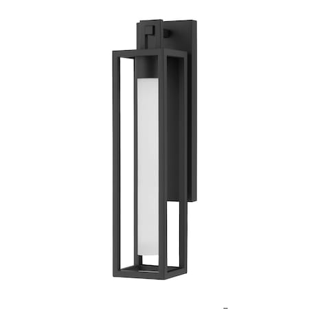 Afx Avery Black LED Outdoor Wall Sconce - 24in H - 25W AVRW0727LAJUDBK