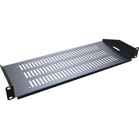 Hammond 1U 7D VENTED RACK SHELF RASV190107DBK1