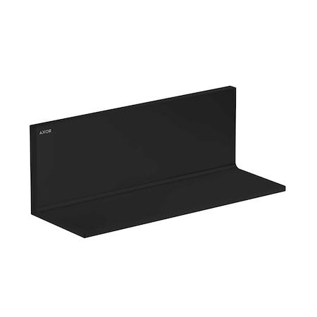 Axor Universal Rectangular Shelf, 12" in Matte Black 42644670